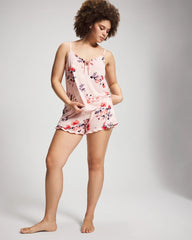 FLORAL DREAMS PINK BLUSH - Tie Front Camisole | Soma