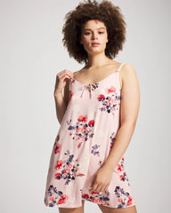 FLORAL DREAMS PINK BLUSH - Tie Front Chemise | Soma