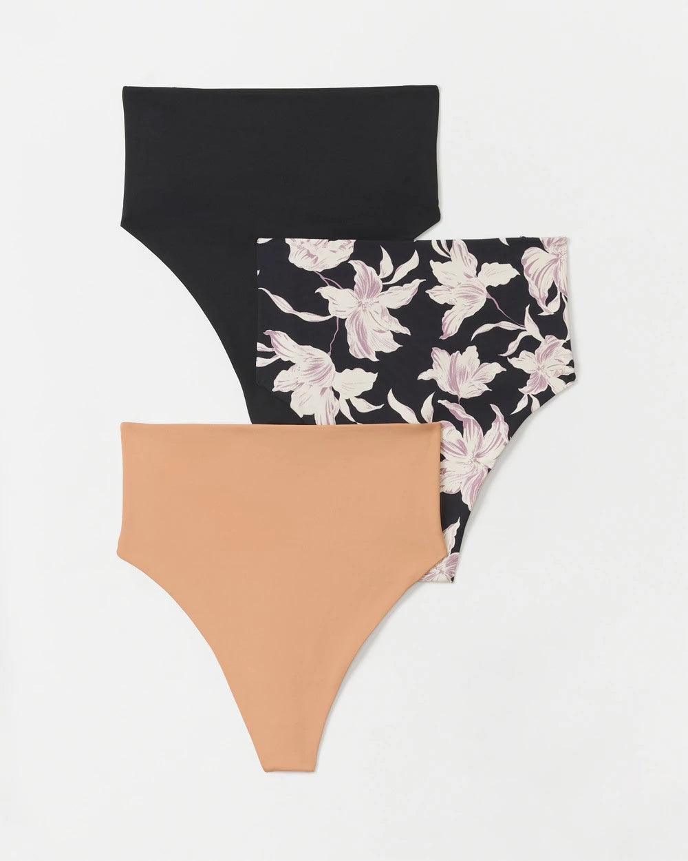 BLOOM BREEZE MULTIPACK - High-Waist Thong Panty 3 Pack | Soma