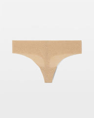 WARM AMBER - Thong Panty with Lace | Soma