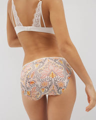 VINE PAISLEY CHAMPAGNE M - Edge Bikini Panty with Lace | Soma