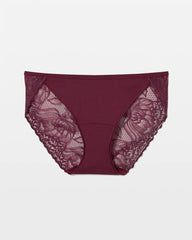 VELVET PLUM - Lace Back Bikini Panty | Soma