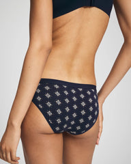 BELLE FOULARD MINI NAVY - Cotton Bikini Panty | Soma