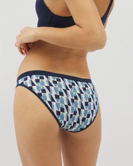 PRISM GEO MINI NAVY - Cotton Bikini Panty | Soma