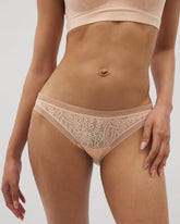 PEACH PARFAIT - Soma Bikini Panty with Stretch Lace | Soma