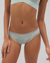 HARBOR GREEN - Soma Bikini Panty with Stretch Lace | Soma