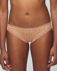 CREME BRULEE - Soma Bikini Panty with Stretch Lace | Soma