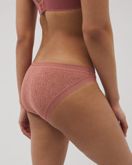 CLAY ROSE - Soma Bikini Panty with Stretch Lace | Soma
