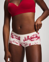 ENCHANTED TOILE CHAMPAGNE - Cotton Boyshort Panty | Soma