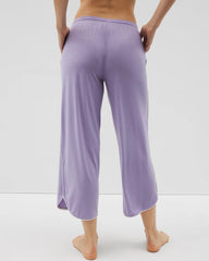 JACARANDA - Solid Piped Crop Pajama Pant | Soma
