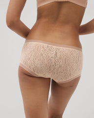 PEACH PARFAIT - Soma Boyshort Panty with Stretch Lace | Soma