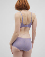 JACARANDA - Soma Boyshort Panty with Stretch Lace | Soma