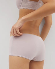 GRAY GLASS - Lace Boyshort Panty | Soma