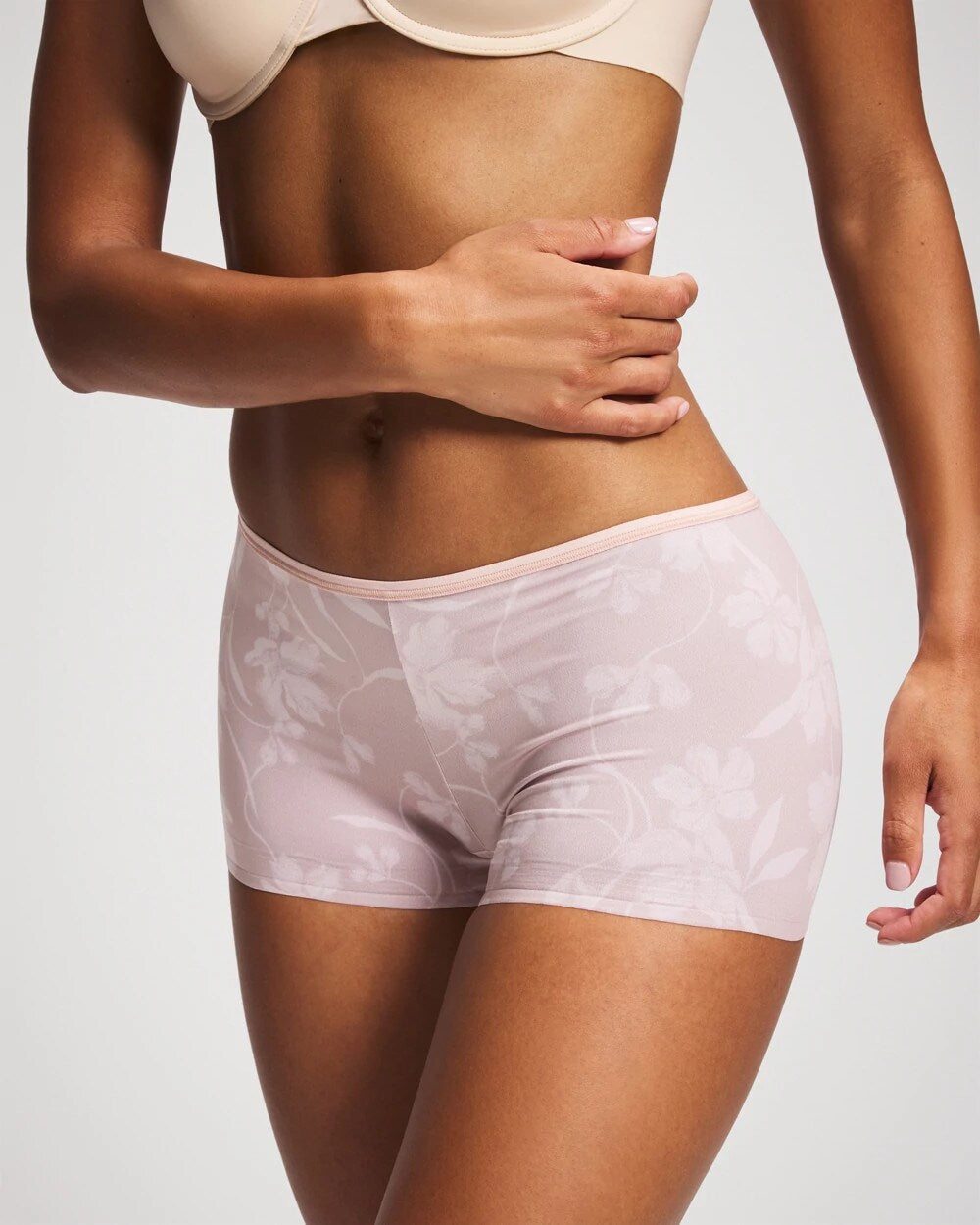 REFLECTION BLOOMS M PINK - Edge Boyshort Panty | Soma