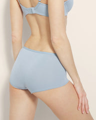 DUSTY BLUE - Boyshort Panty with Enchanting Lace | Soma