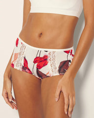 TROPIC LIKE ITS HOT M WS - Boyshort Panty with Enchanting Lace | Soma
