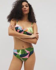 FLIRTY FLORA DARK SEA - Covertible Bikini Bottom | Soma