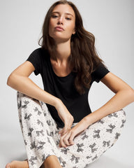 THATS A WRAP CHAMP MICRO - Packaged Short-Sleeve Pant Pajama Set | Soma
