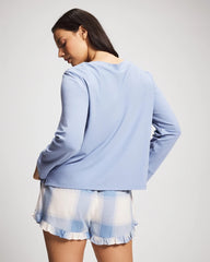 LOOMED LANDSCAPE BLUE L - Pajama Set | Soma