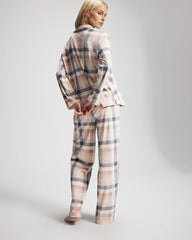 PRISM PLAID GRAY - Long Sleeve Pajama Set | Soma