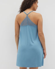 BLUE HEAVEN - Geo Lace Chemise | Soma