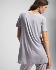MOONSTONE - Short Sleeve Pajama Tunic Tee | Soma