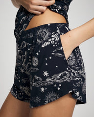 COSMIC BALLET NAVY - Relaxed Pajama Short | Soma