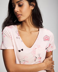 BE MINE PRETTY PINK - Short Sleeve Sleepshirt | Soma