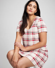 TARTAN TEXTILE CHAMP - Short Sleeve Sleepshirt | Soma