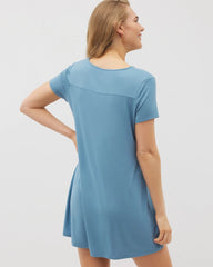 BLUE HEAVEN - Short Sleeve Sleepshirt | Soma