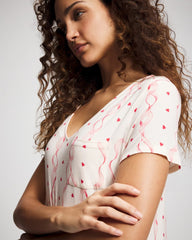 COQUETTE VALENTINE CHAMP - Short Sleeve Long Sleepshirt | Soma