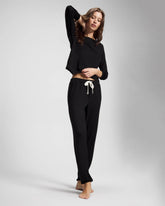 BLACK - Banded Ankle Pajama Pant | Soma