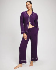 BLACKBERRY - Solid Piped Pajama Pant | Soma