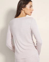 HEATHER BARELY THERE - Long-Sleeve Pajama Henley | Soma