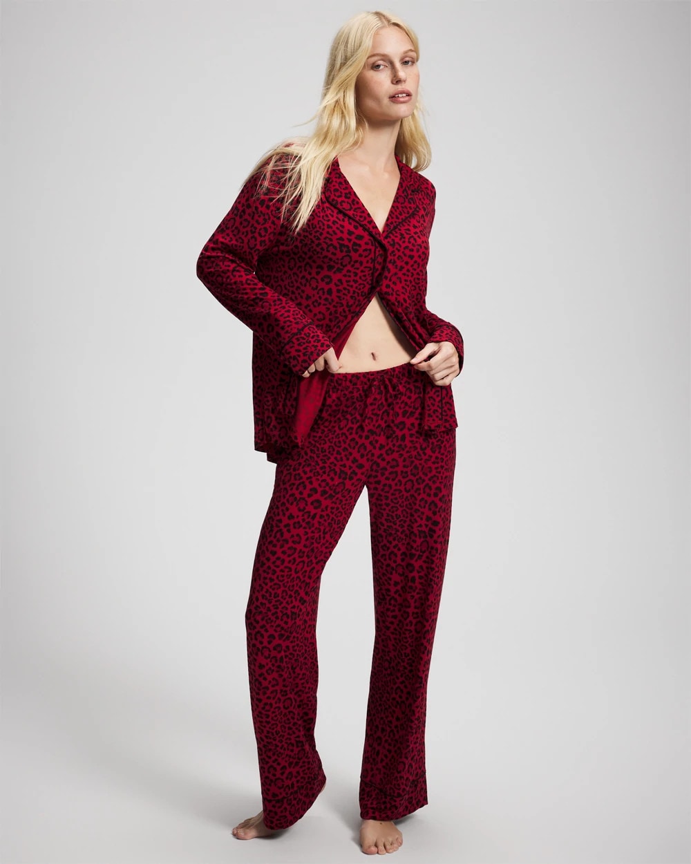 FELINE PAINT THE TOWN RED - Printed Pajama Pant | Soma