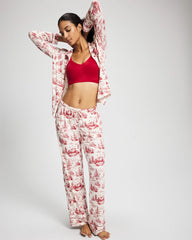 ENCHANTED TOILE CHAMPAGNE - Printed Pajama Pant | Soma