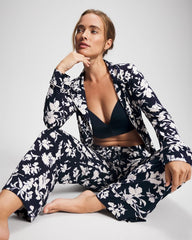 SERENITY PETALS NAVY - Printed Pajama Pant | Soma