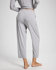 PEACEFUL DOT HEATHER - Ankle Pajama Pant | Soma
