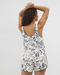 MEANDERING GARDEN CHAMP - Pajama Tank With Piping | Soma