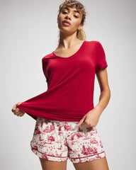 PAINT THE TOWN RED - Classic Pajama Top | Soma