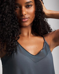 PETROL - Mesh Trim Pajama Cami | Soma