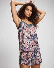 PETAL MOSAIC PETROL - Pajama Short | Soma