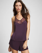 PLUM PERFECT - Lace Trim Pajama Short | Soma