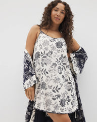 MEANDERING GARDEN CHAMP - V-Neck Chemise | Soma