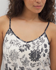 MEANDERING GARDEN CHAMP - V-Neck Chemise | Soma
