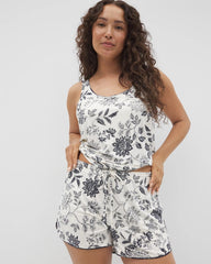 MEANDERING GARDEN CHAMP - Printed Pajama Shorts | Soma