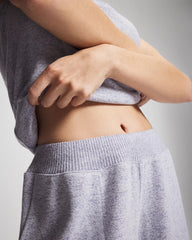 BLUE OPAL/VELVET MORNING - CozyLuxe Pajama Short | Soma