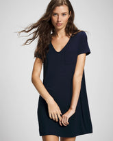 NIGHTFALL NAVY - Short-Sleeve Sleepshirt | Soma