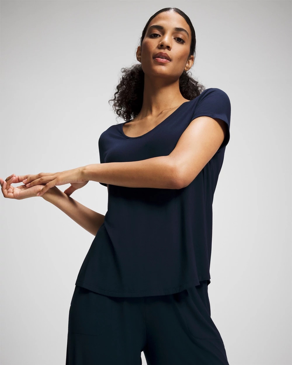 NIGHTFALL NAVY - Short Sleeve Pajama Tee | Soma