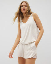 IVORY SLUB - Slub Pajama Short | Soma